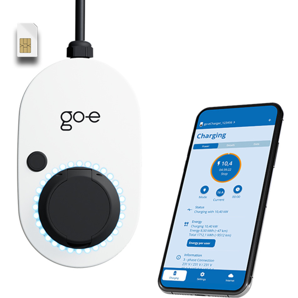 Punjač GO-E CHARGER GEMINI 2.0 (22 kW, 32A, 3-phasig)-1