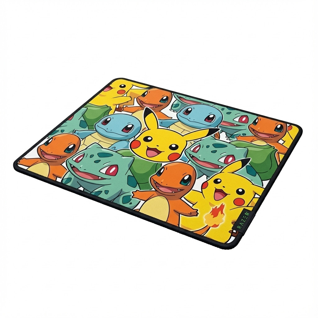 Podloga za miša RAZER Gigantus V2 medium Pokémon Kanto Starters Ed.