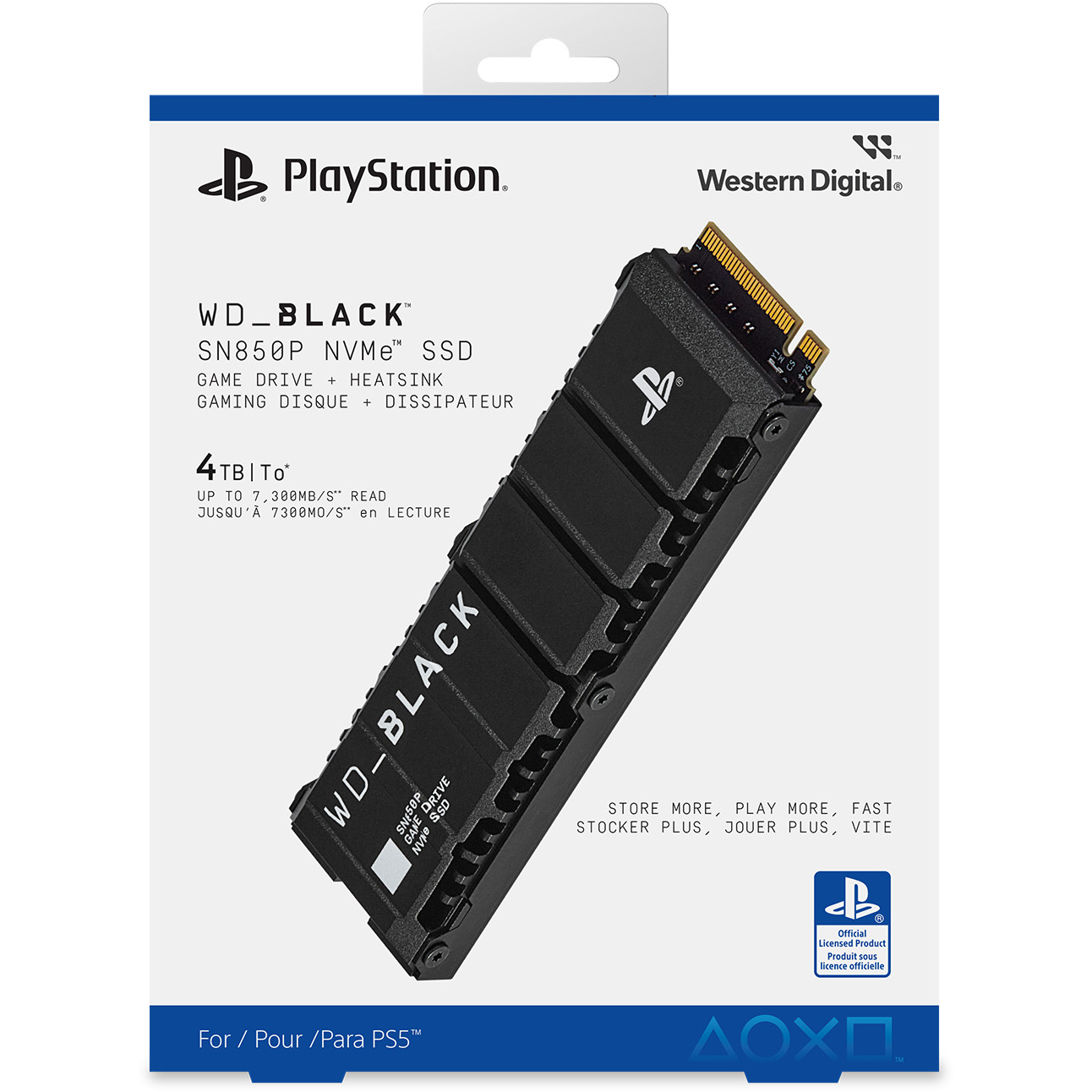 SSD WESTERN DIGITAL M.2 WD Black SN850P 1 TB - intern - M.2 2280 - PCIe 4.0 x4-4
