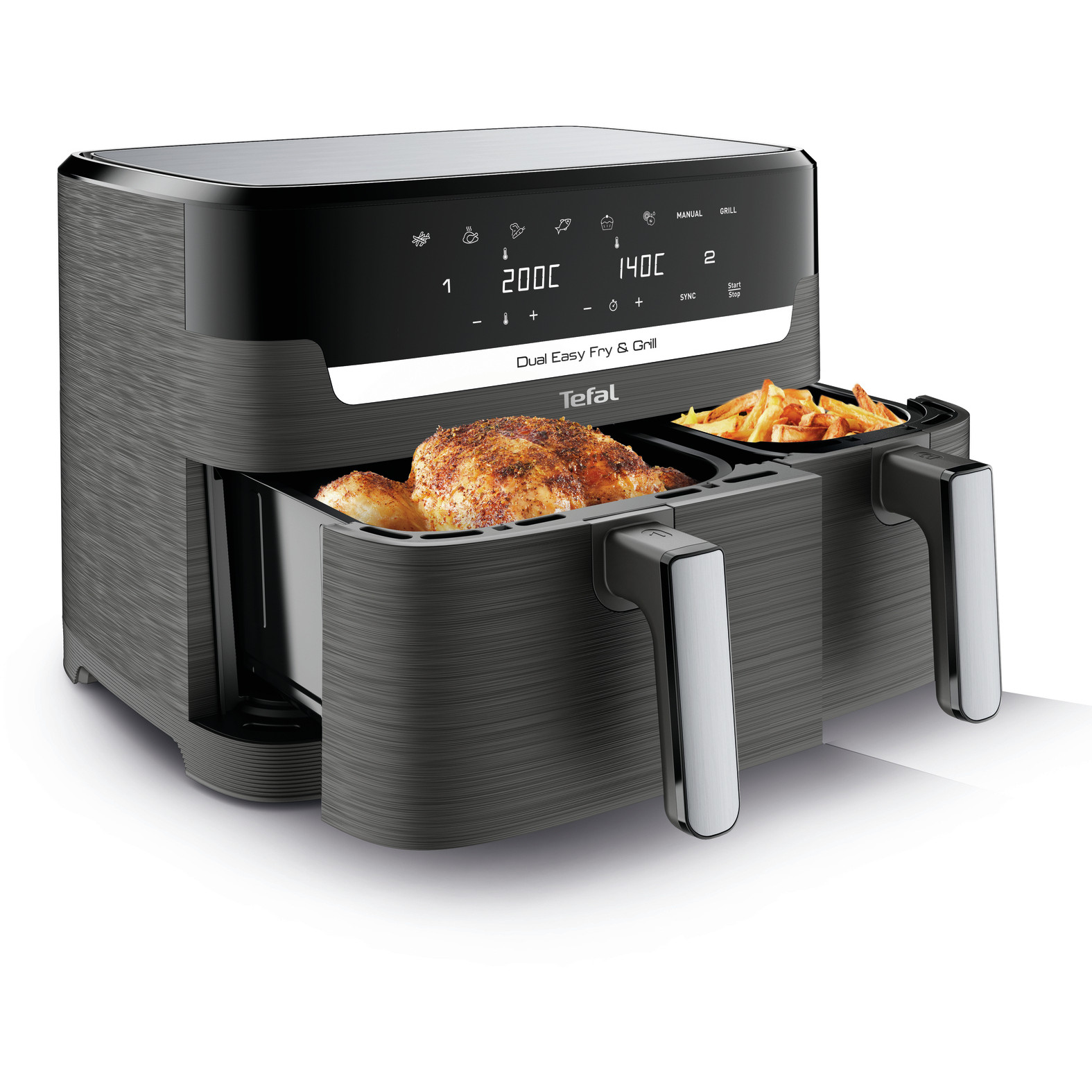 Friteza na vrući zrak TEFAL Dual Easy Fry & Grill EY905B-2