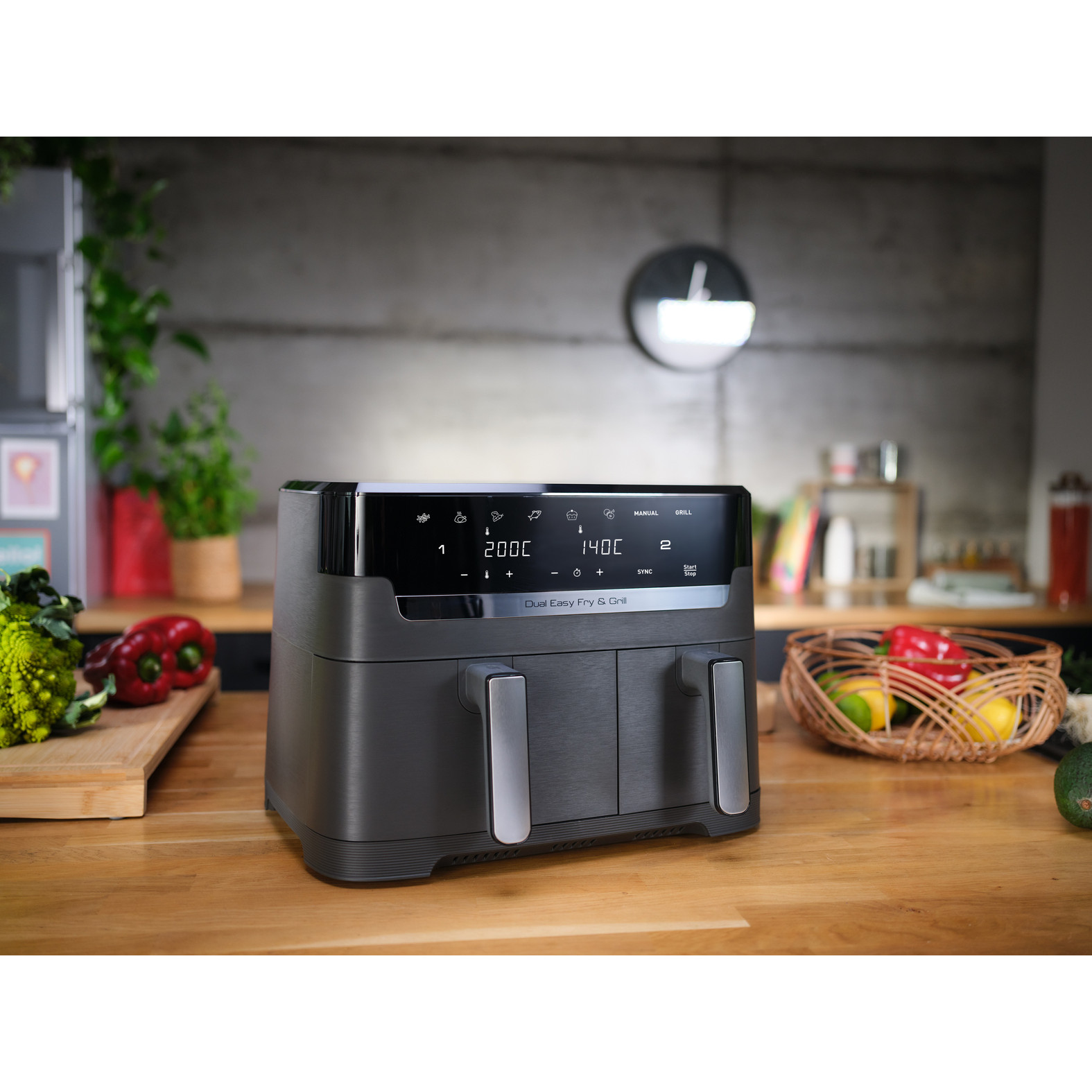 Friteza na vrući zrak TEFAL Dual Easy Fry & Grill EY905B-5