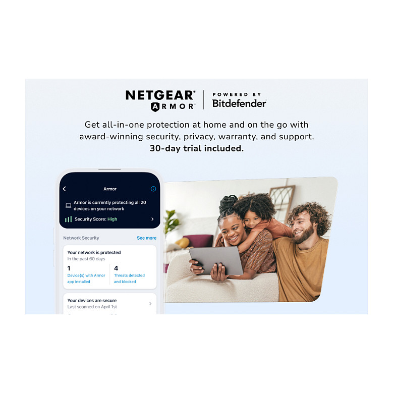Mrežni sustav NETGEAR ORBI 870 WIFI 7 MESH (brzina do 10.8 Gbps, pokrivenost do 600 m²)-8