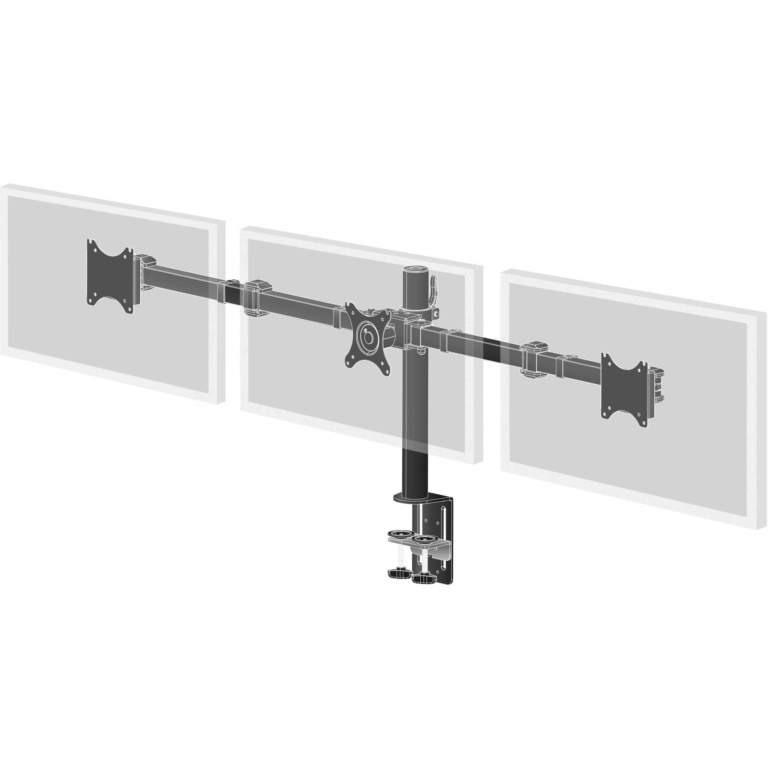 Držač monitora IIYAMA DS1003C-B1 Flexible Desk Mount-1