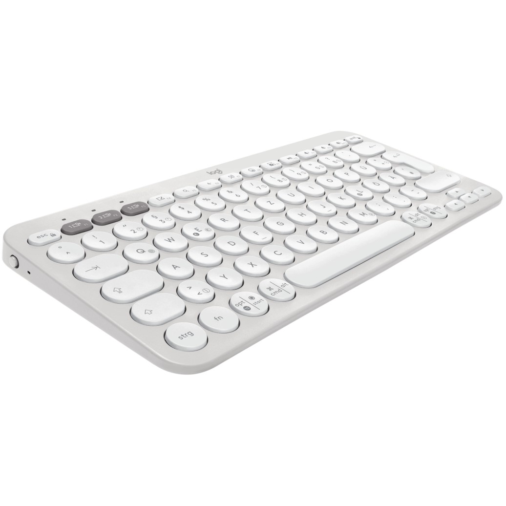 Tipkovnica LOGITECH PEBBLE KEYS 2 K380S tonalna bijela – internacionalna non HR tipkovnica-3