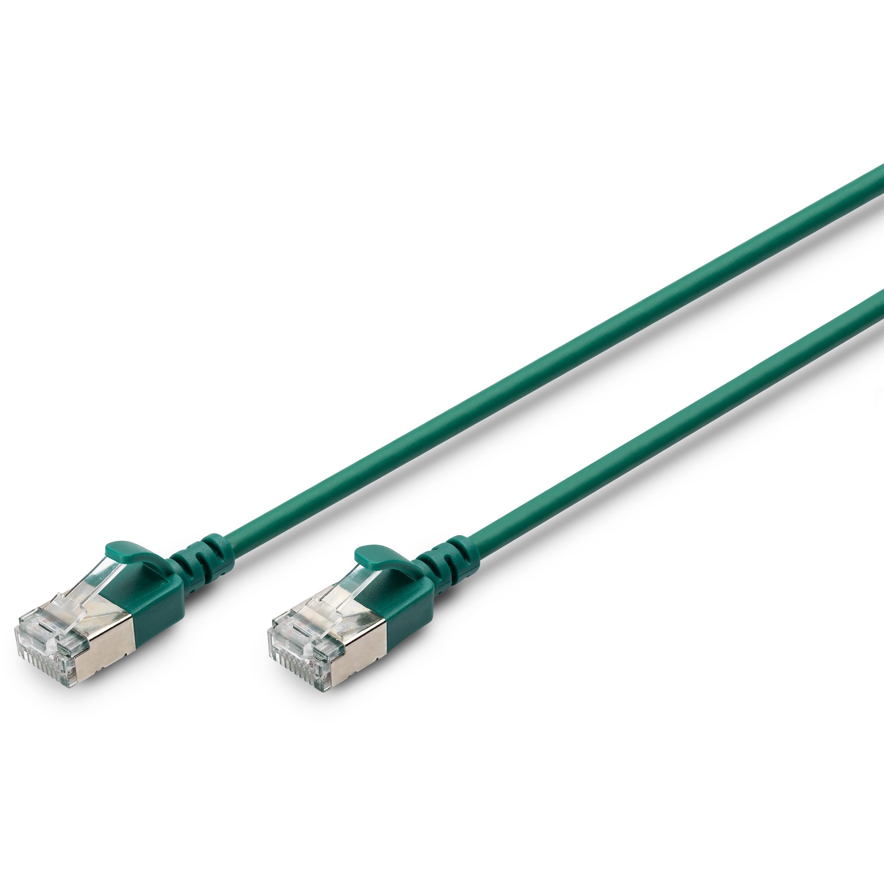 Patch kabel DIGITUS CAT 6A F/FTP Slim 0,30m zelena boja-0