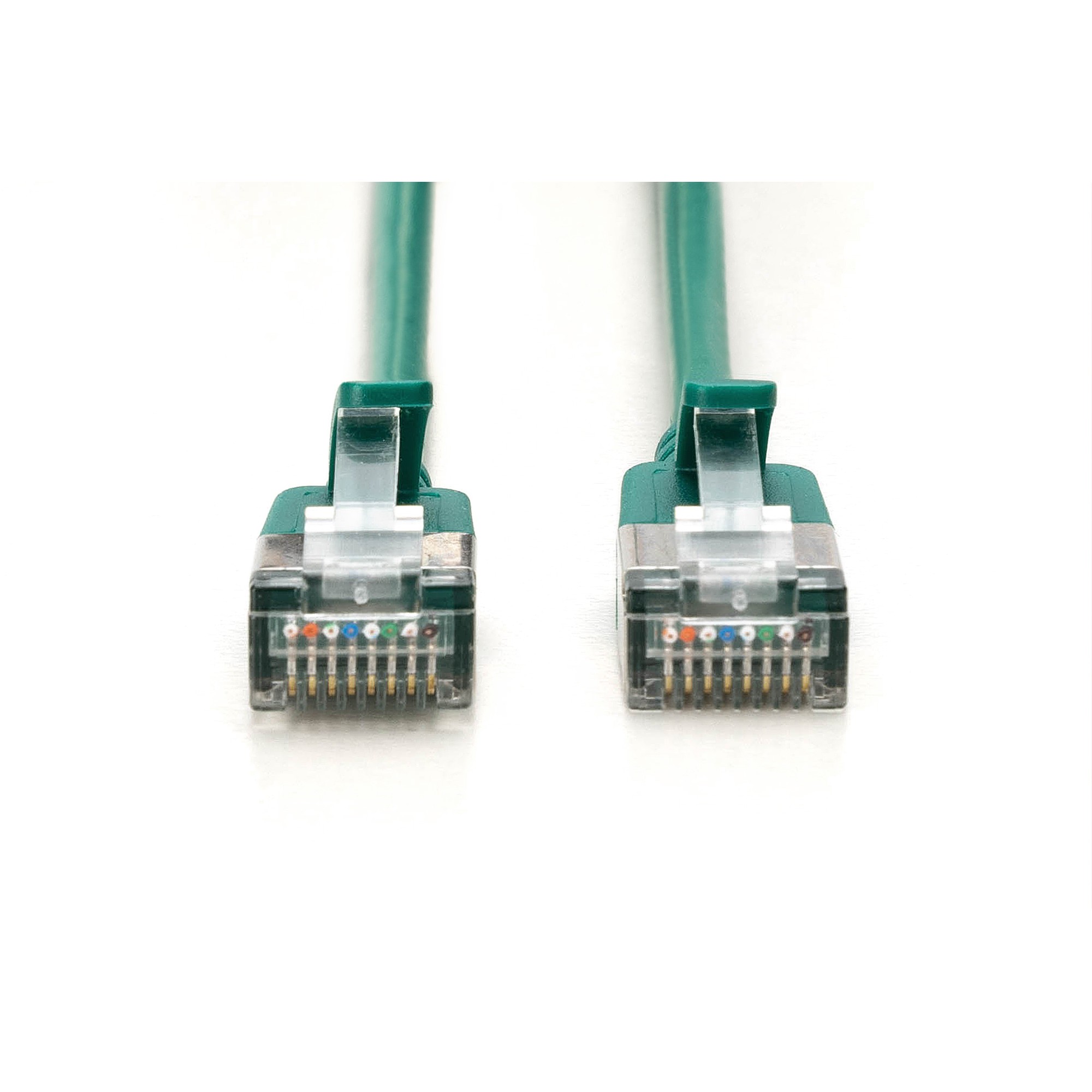 Patch kabel DIGITUS CAT 6A F/FTP Slim 0,30m zelena boja-3