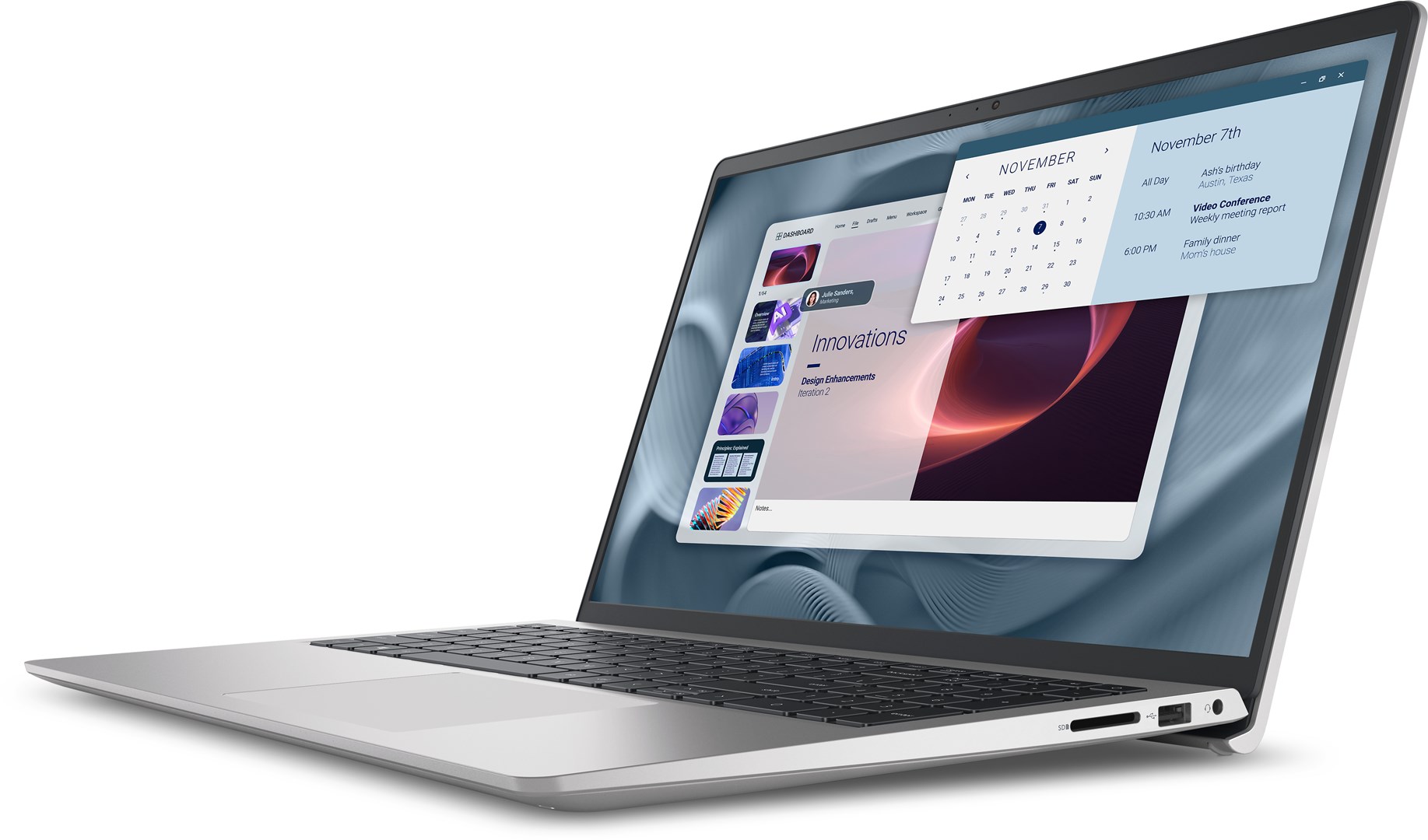 Laptop DELL Pro 15 Essential PV15250 (15,6", FHD, Intel Core i5-1334U, 16GB, 1TB SSD, Windows 11 Pro, srebrni, internacionalna non HR tipkovnica)-2