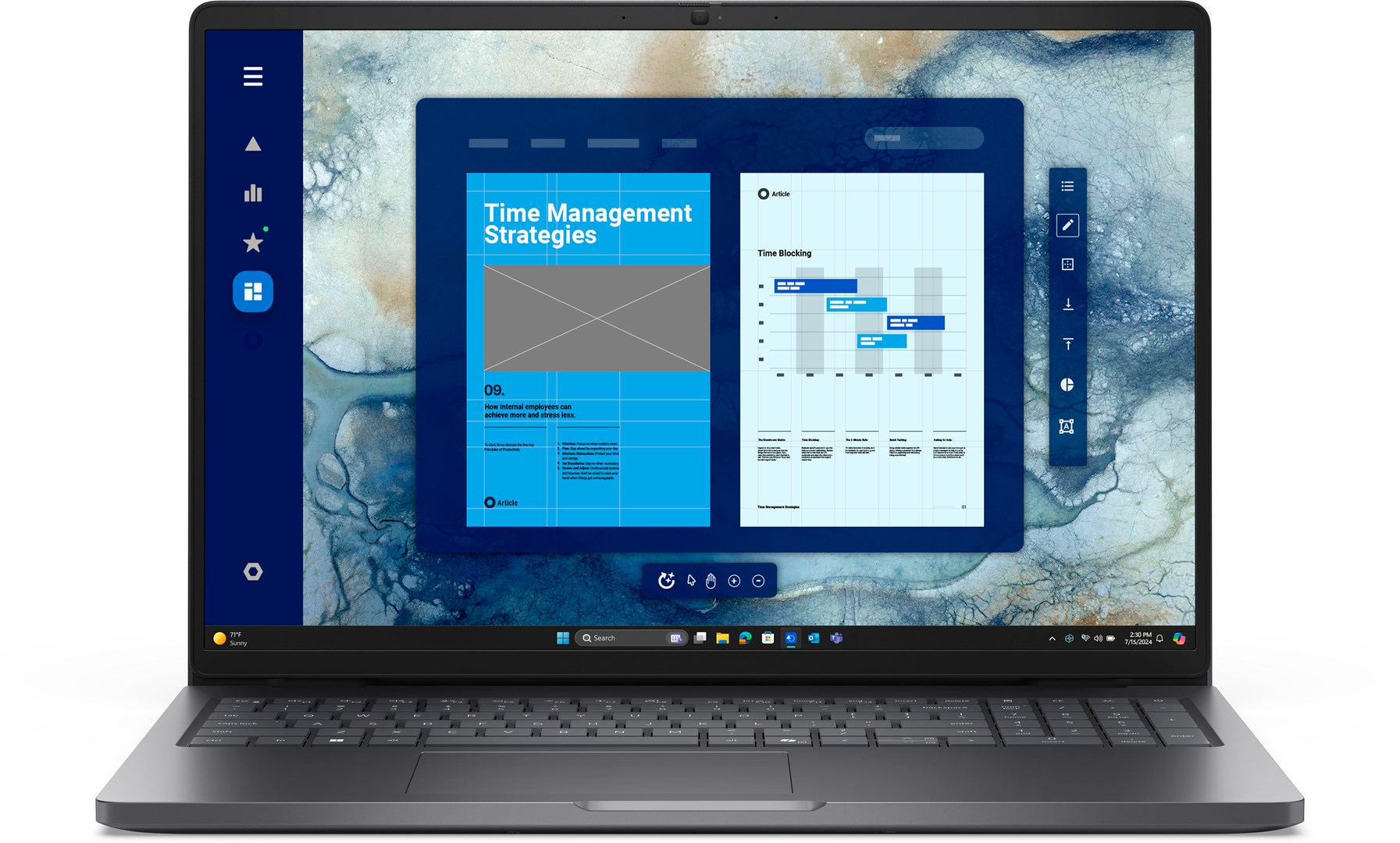 Laptop DELL Pro 16 PC16250 (16" Full HD+, Intel Core 3 100U, 8 GB DDR5-SDRAM, 512 GB SSD, Wi-Fi 6E, Windows 11 Pro, crna boja) – internacionalna non HR tipkovnica