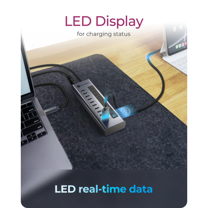 USB-C HUB ICY BOX IB-HUB1450-C31 10-port USB 3.2 hub-4
