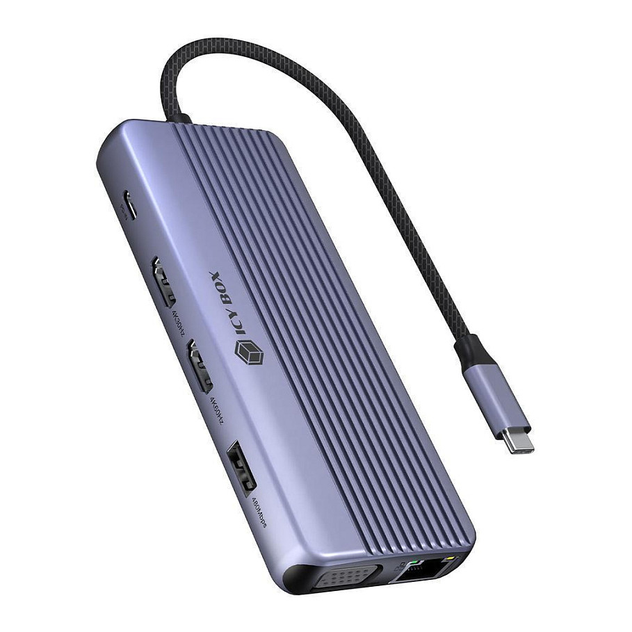 DockingStation ICY BOX IB-DK4062-CPD 12-in-1 s trostrukom video vezom-7