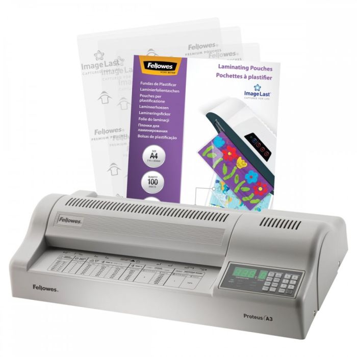 Laminator FELLOWES Proteus A3 (A3 format, 6 valjaka, do 250 mikrona)