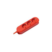 Utičnica BACHMANN SMART 3x CEE7/3 rot 3m CEE7/7