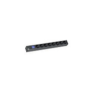 Utičnica BACHMANN BN0500 (48,26cm, 19Zoll, 1HE, 8x Schutzkontakt, Leistungsmessung)