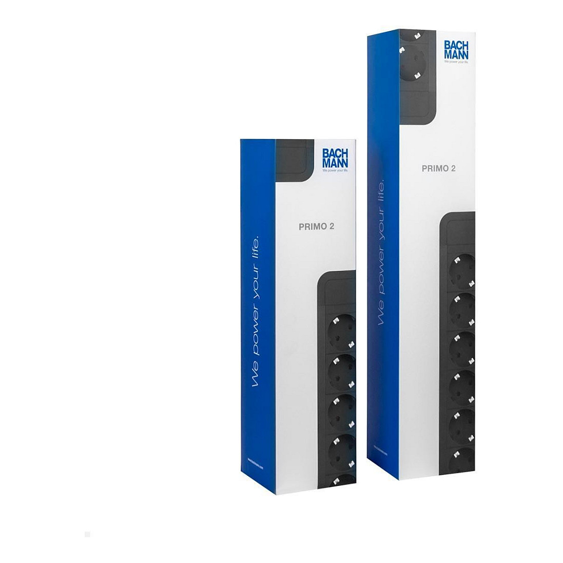 Utičnica BACHMANN PRIMO2 (6x zaštitni kontakt, aluminij, 2m)-8