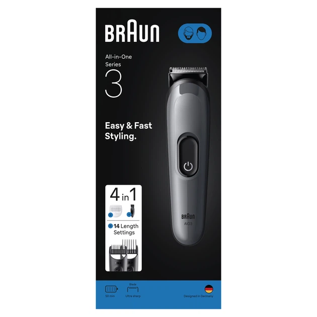 Brijač BRAUN Series 3 3500, 4U1, multigroomer-2