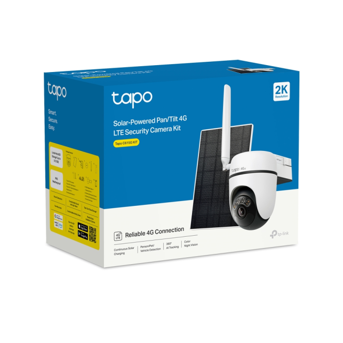 Sigurnosna kamera TP-LINK Tapo C615G KIT (4G LTE, Solarno napajanje, 2K)-17