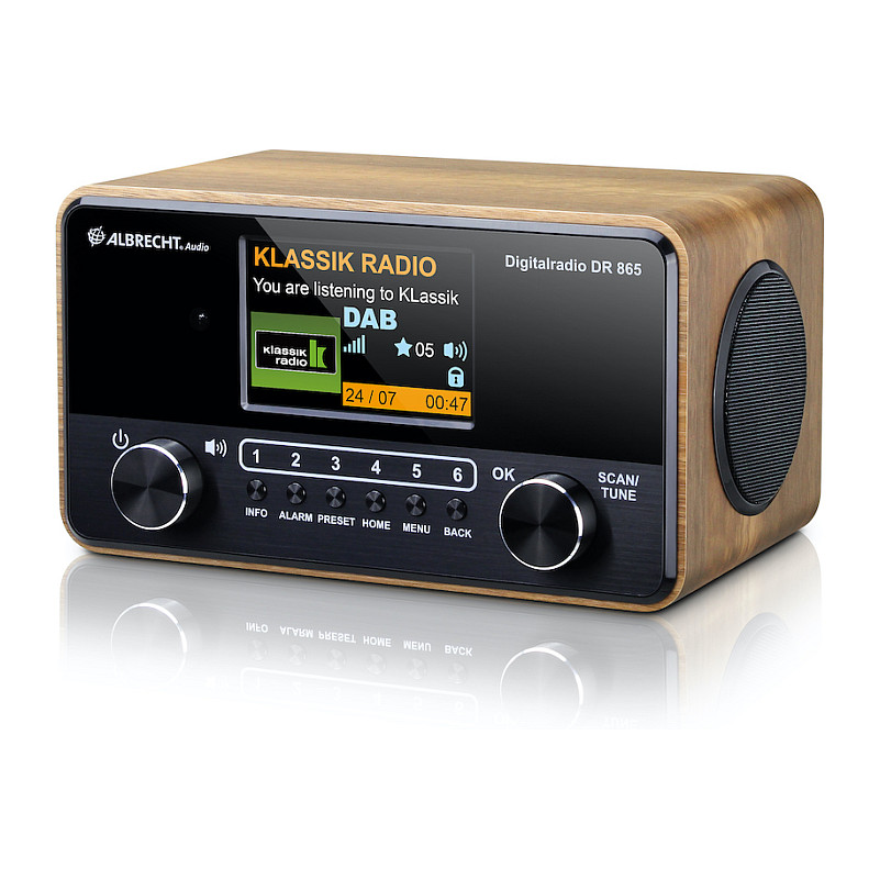 Albrecht DR 865 Senior digitalni radio (DAB+/FM, Bluetooth, SOS tipka)-0