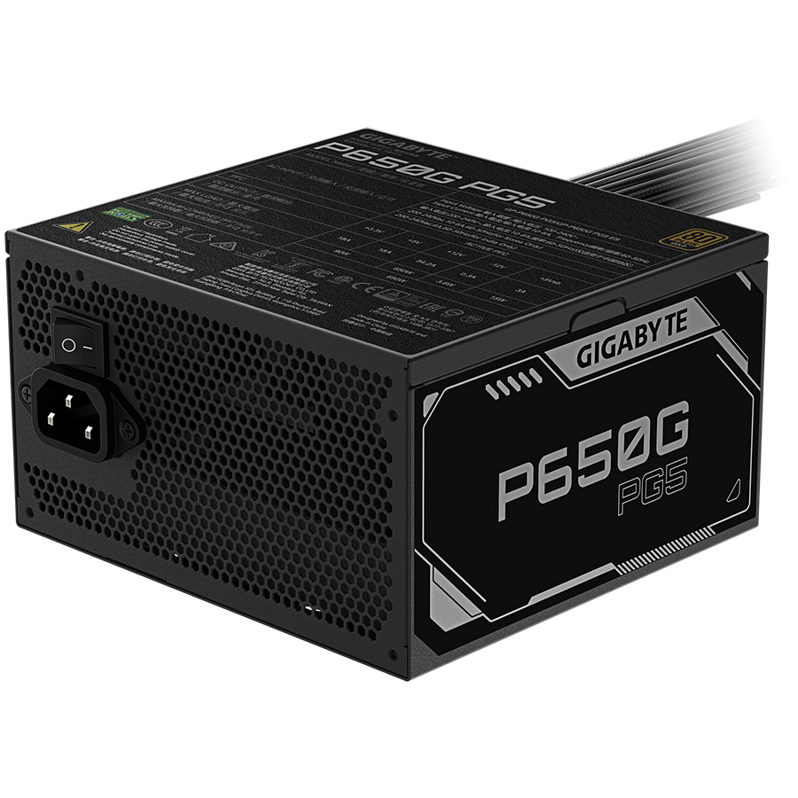 Napajanje GIGABYTE P650G (650W, 80+ Silver, PCIe 5.1, ATX 3.1)-3