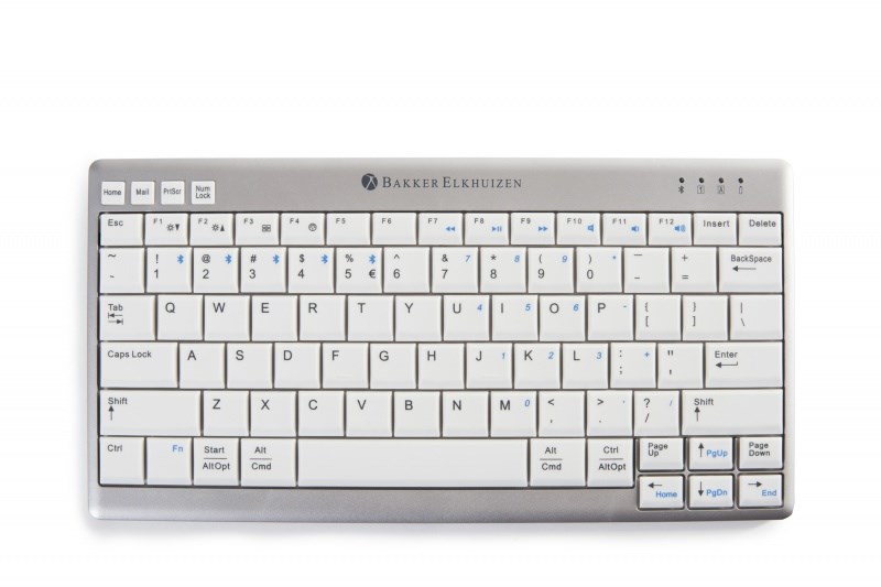 Bežična tipkovnica BakkerElkhuizen UltraBoard 950 Wireless (Bluetooth, kompaktna, US layout, punjiva)-2
