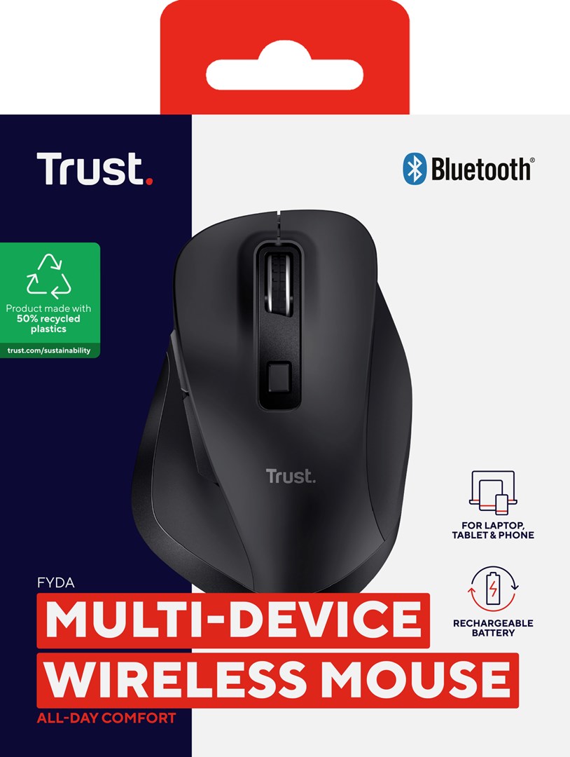 Miš TRUST Fyda mouse Office Right-hand (bežični, optički, 2400 DPI)-4
