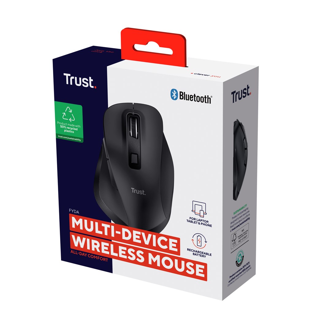 Miš TRUST Fyda mouse Office Right-hand (bežični, optički, 2400 DPI)-3