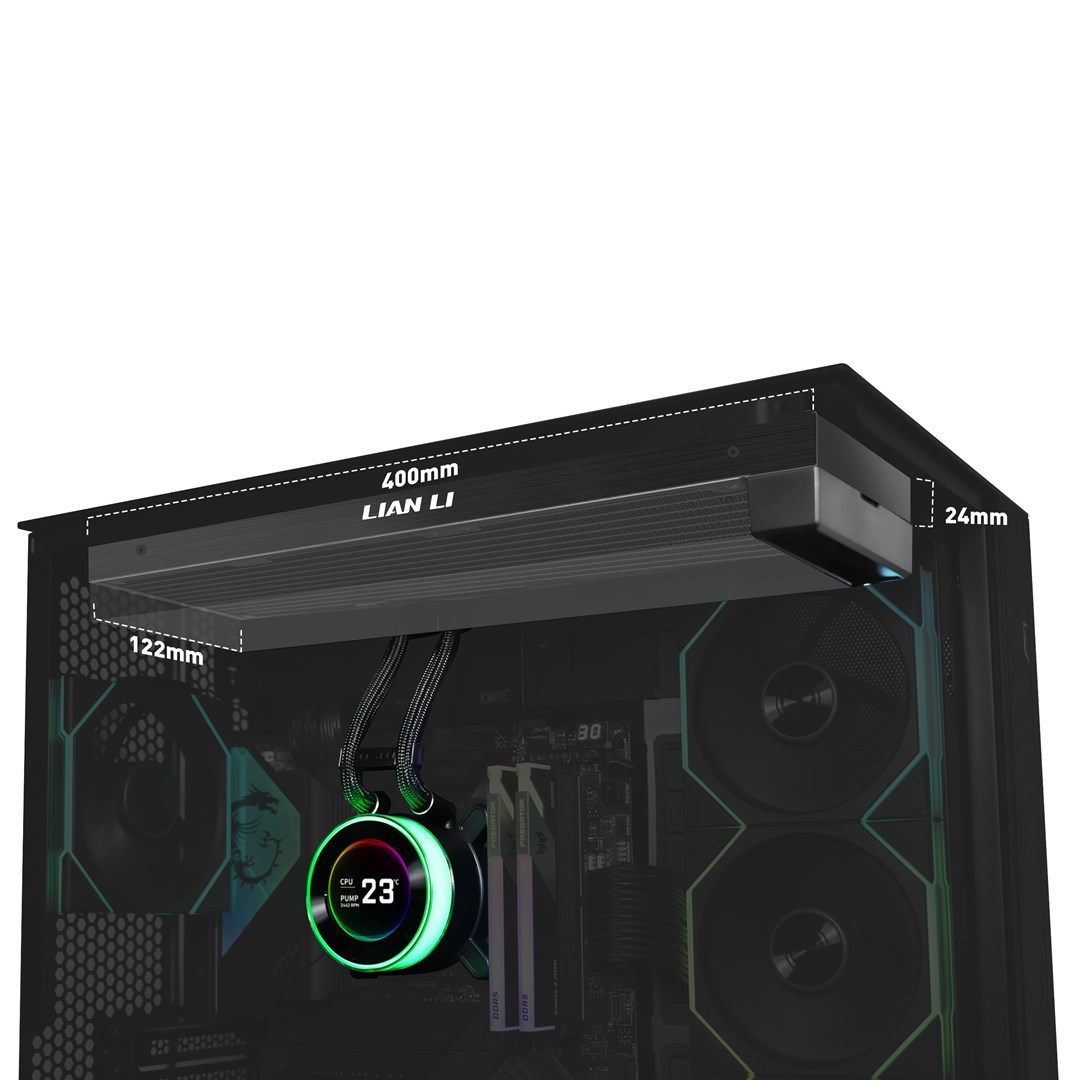 Vodeno hlađenje LIAN LI Galahad II Trinity 360 (ARGB, 360mm, crno)-2