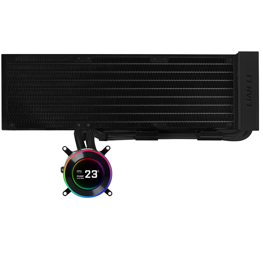 Vodeno hlađenje LIAN LI Galahad II Trinity 360 (ARGB, 360mm, crno)-0