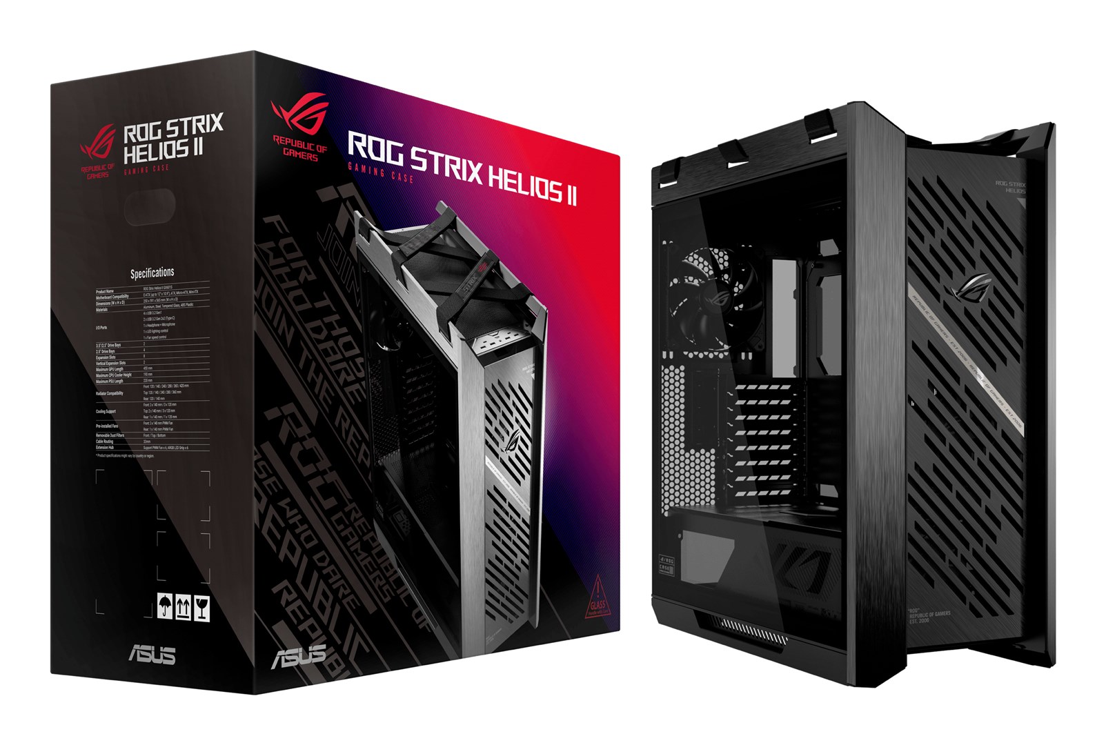 Kućište ASUS ROG Strix Helios II GX601S (midi tower, crna)-7