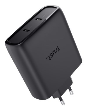 Punjač TRUST Maxo (100w, 2x usb-c, gan)