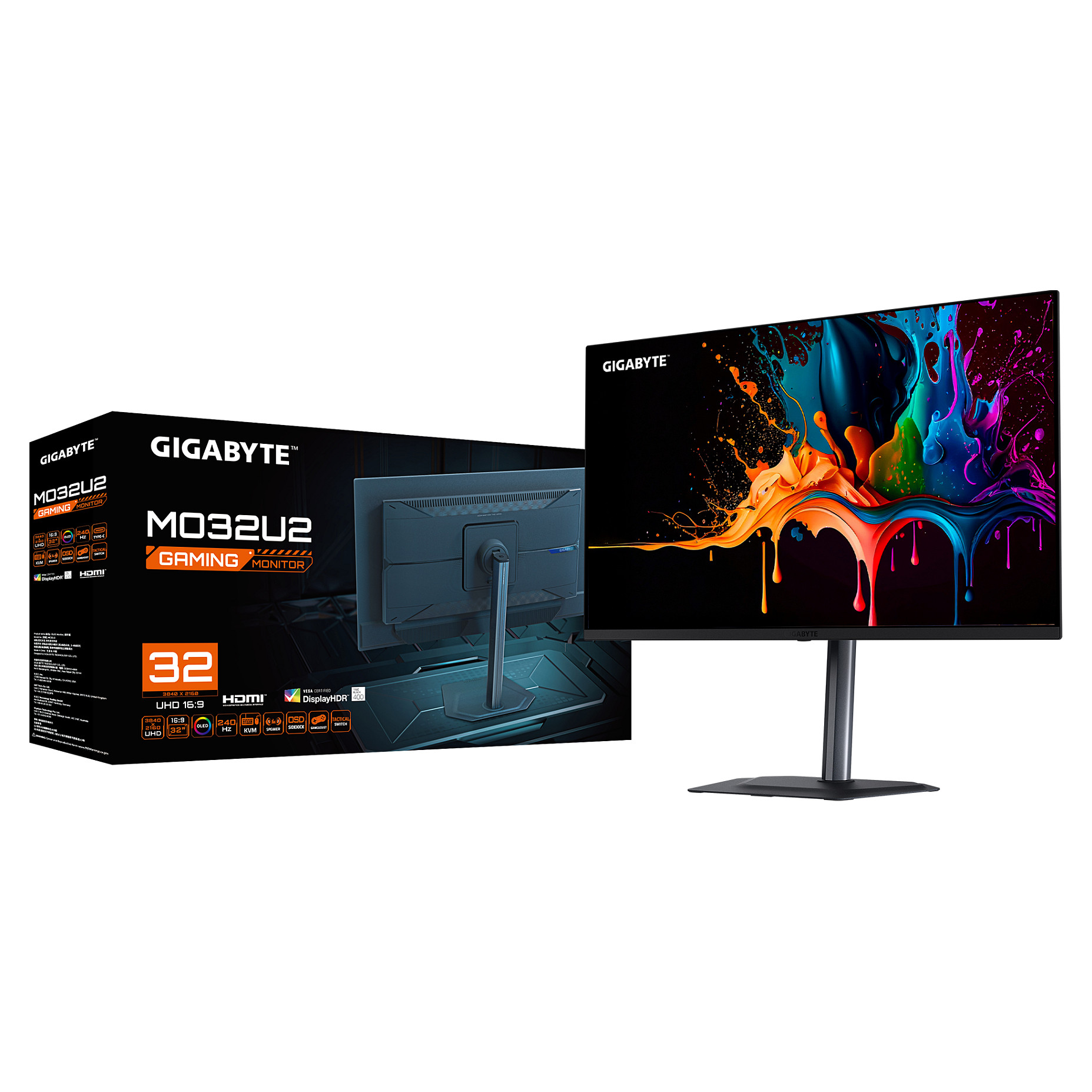 Monitor GIGABYTE MO32U2 (31.5", 4k uhd, oled, 240hz, 0.03ms, hdr400)-8
