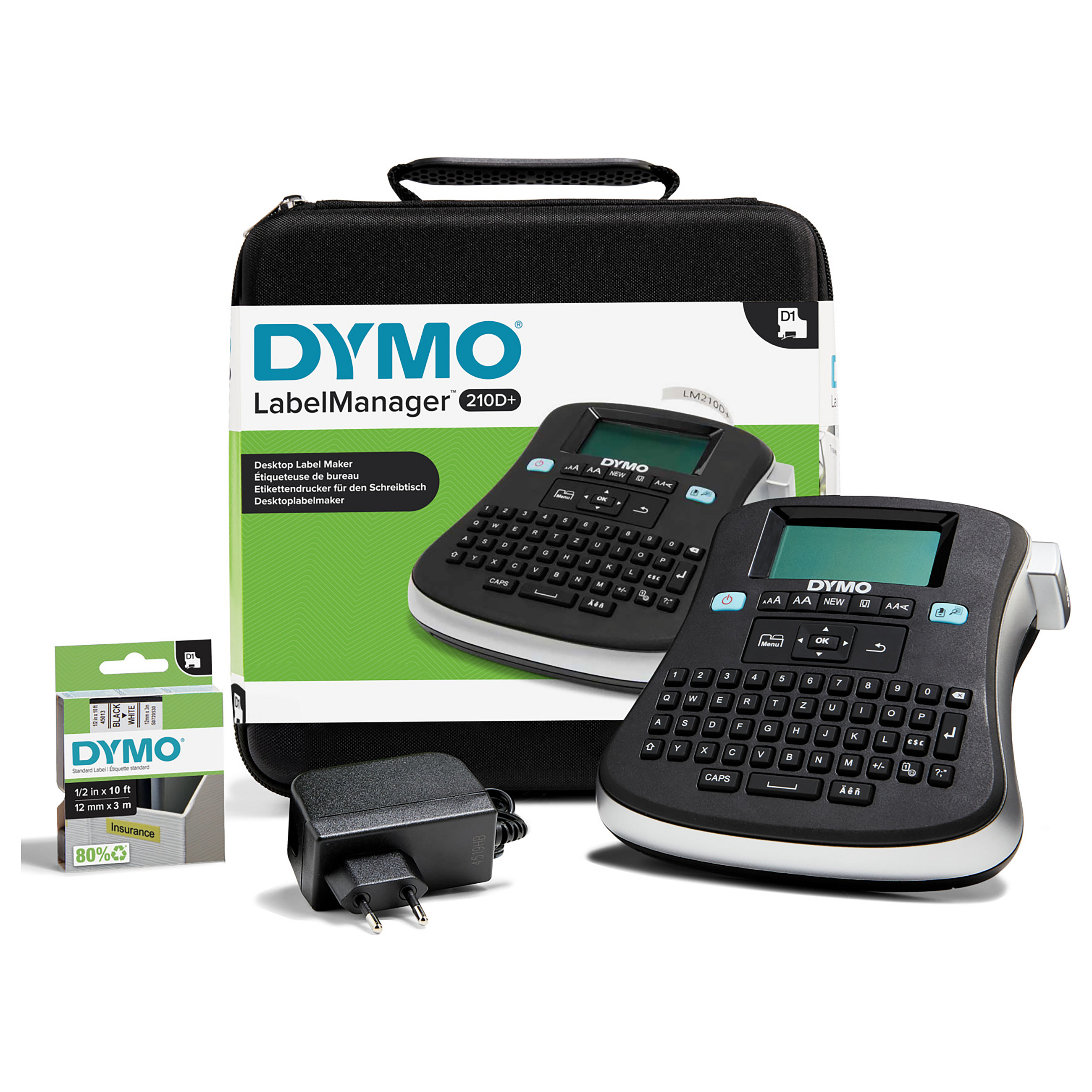 Pisač naljepnica DYMO LabelManager 210D (QWERTZ, Kitcase)