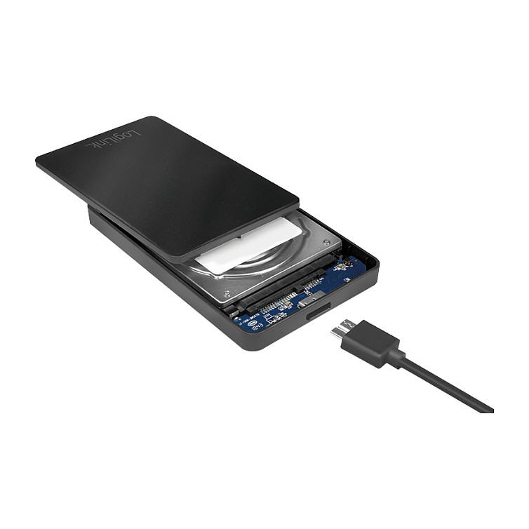 USB 3.0 LOGILINK 2,5" HDD GehÃ¤use SATA HDD/SSD-5