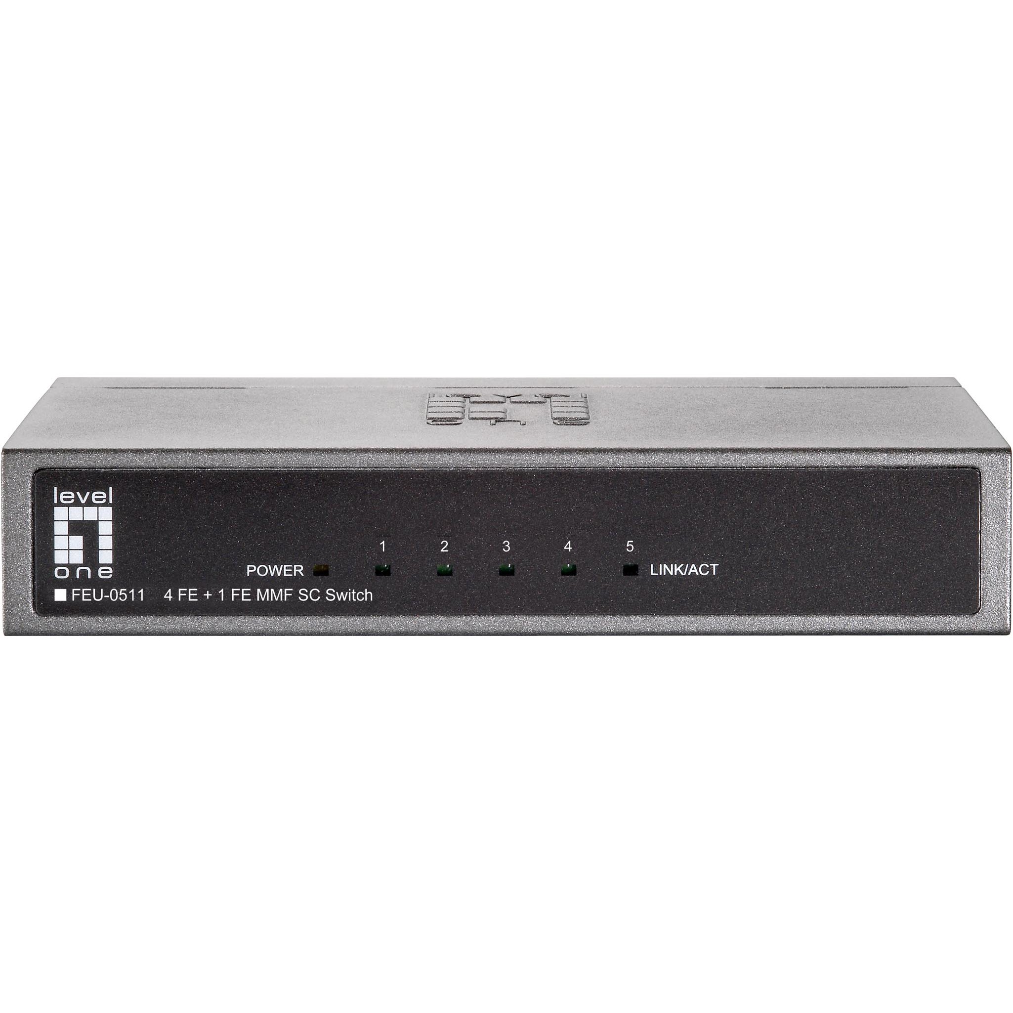 Prekidač LEVELONE FEU-0511 (4x fe, 1x sc mm fiber, metal)-3