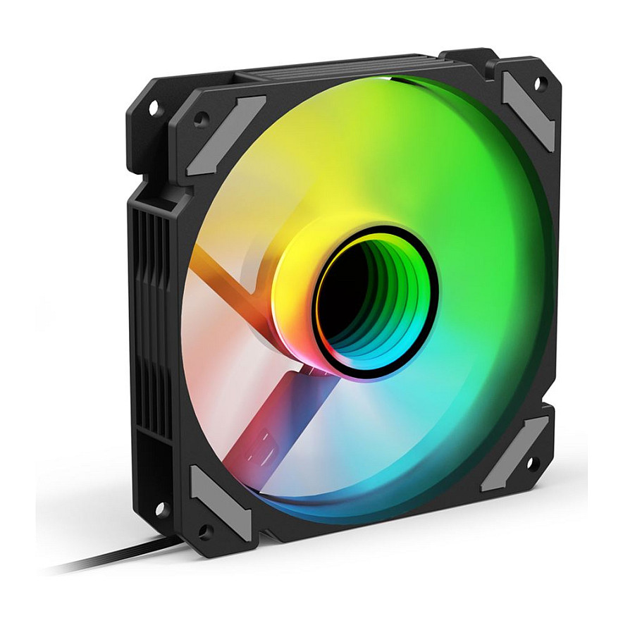 Ventilator SHARKOON 120mmSharkoon SHARK Mirror RGB PWM REVERSE