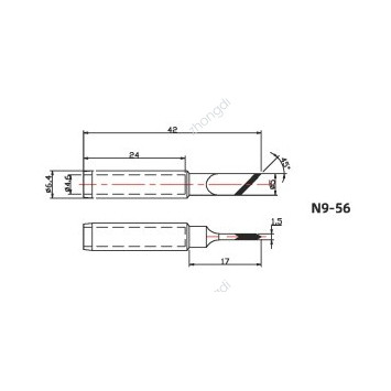 Vrh za lemilo NINGBO ZHONGDI ZD-415R (1,5mm)-0
