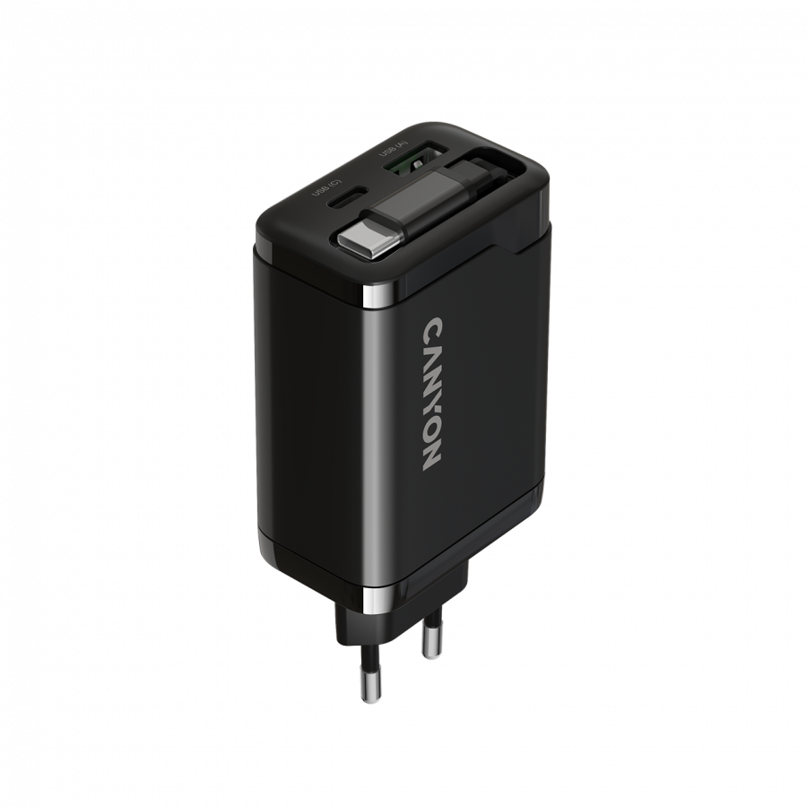 Punjač CANYON CNS-CURC65ACB (65W, USB-C, PD, QC, EU, crna)-2
