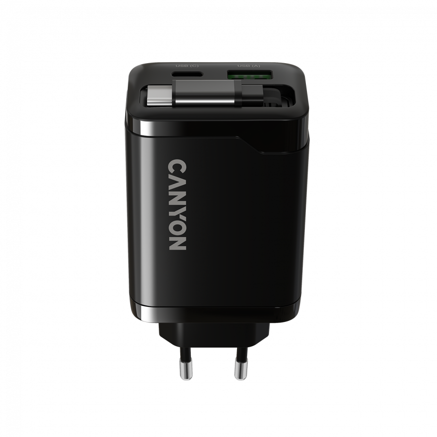 Punjač CANYON CNS-CURC65ACB (65W, USB-C, PD, QC, EU, crna)-3