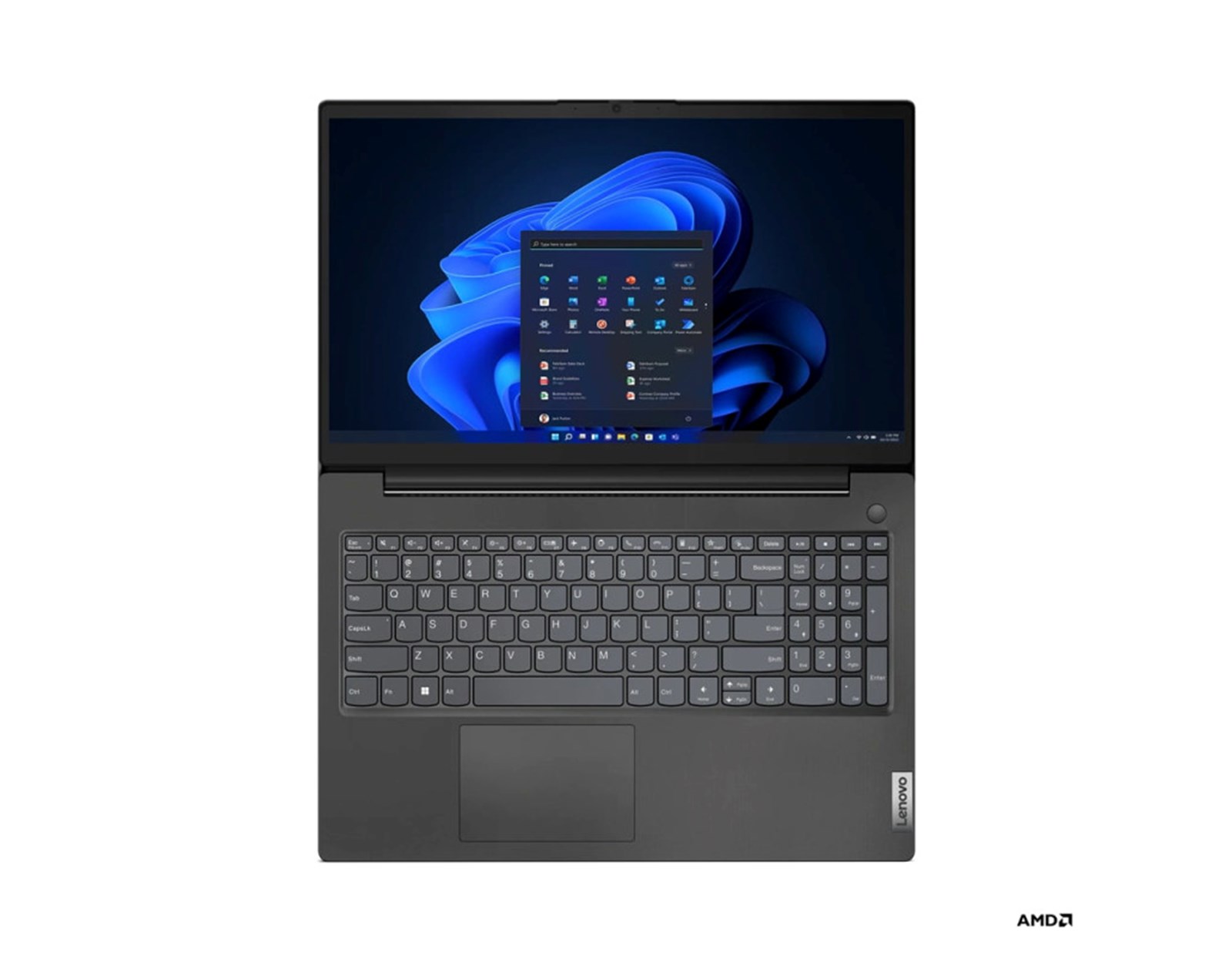 Laptop LENOVO V15 G4 AMN (15.6" FHD, AMD Ryzen 3 7320U, 16GB RAM, 512GB SSD, AMD Radeon 610M, Windows 11 Pro) crni-1