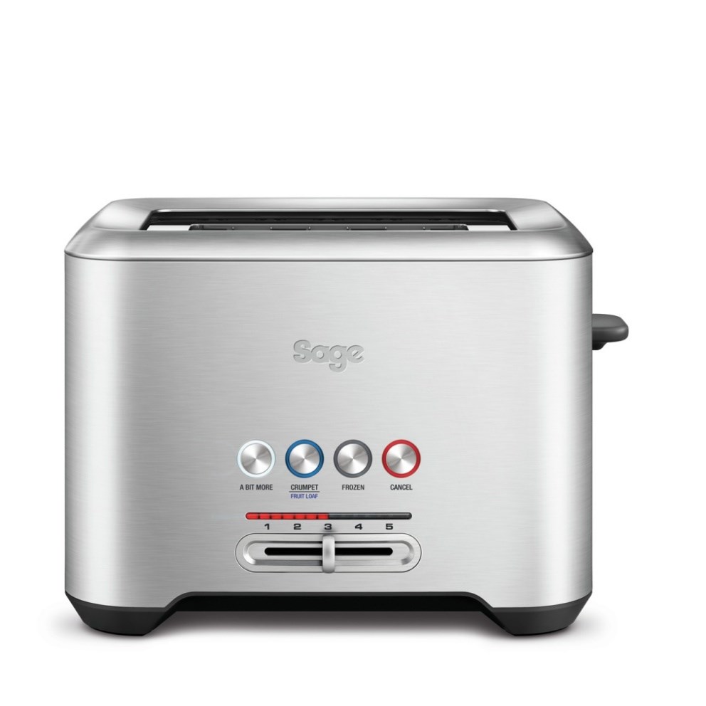 Toaster SAGE STA720BSS2EEU1 (2 slice(s), 1000 W, stainless steel)