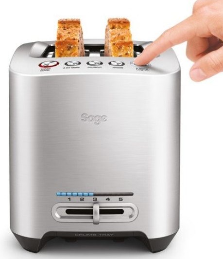 Toaster SAGE THE SMART TOAST 5 2 slice(s) Silver-2
