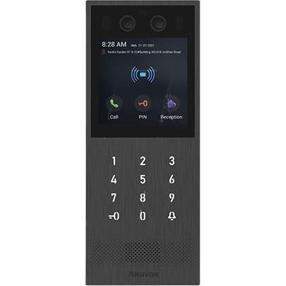 Video-TFE AKUVOX X912S (big touch screen, card reader, black)-0