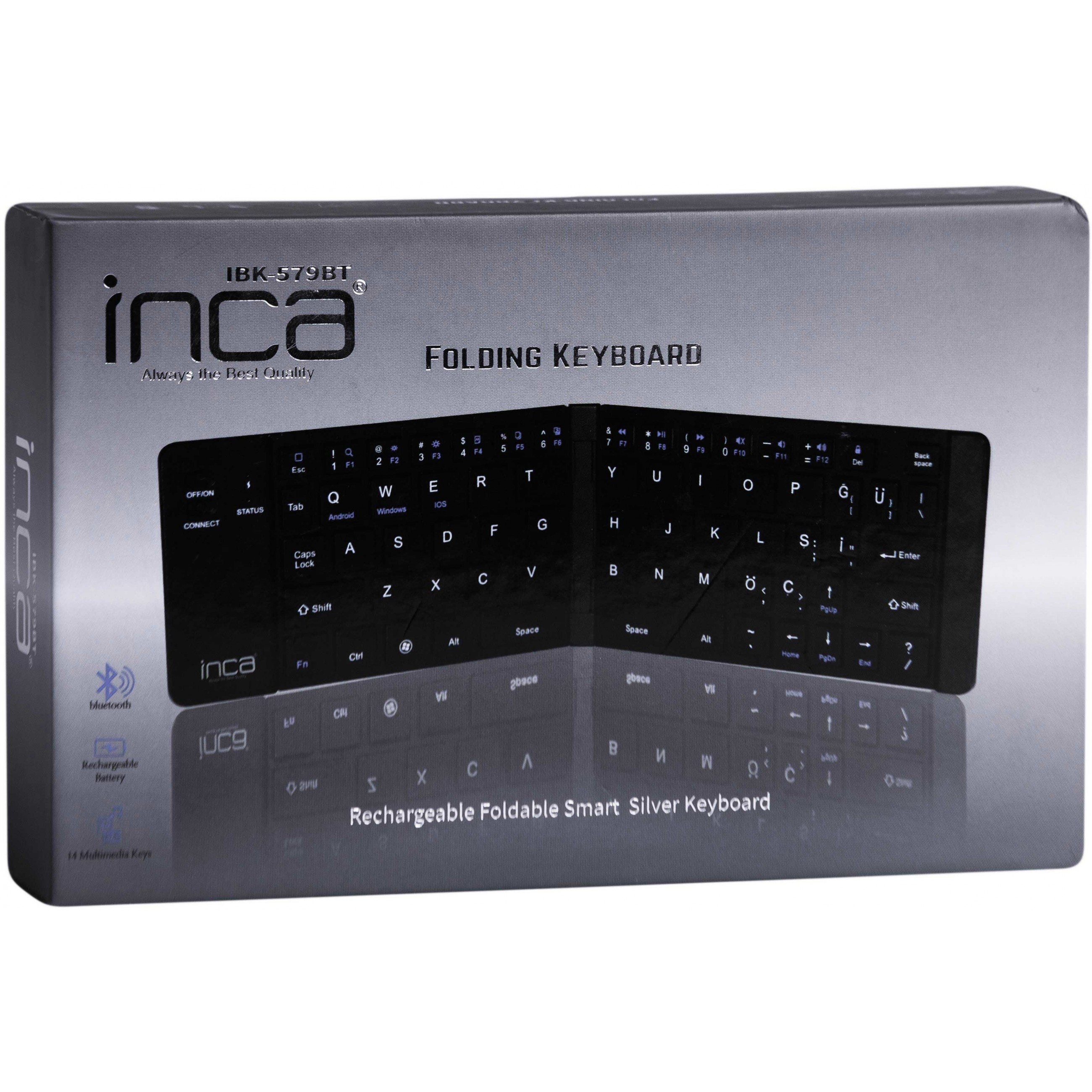 Tipkovnica INCA IBK-579BT (mini-veličina, bežična, Bluetooth 3.0) – internacionalna non HR tipkovnica-7