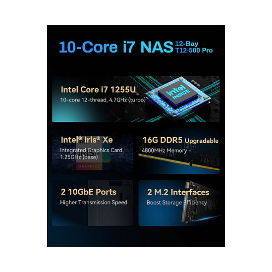 Laptop TERRAMASTER T12-500 PRO (intel i7-1255U, 16GB ddr5)-2