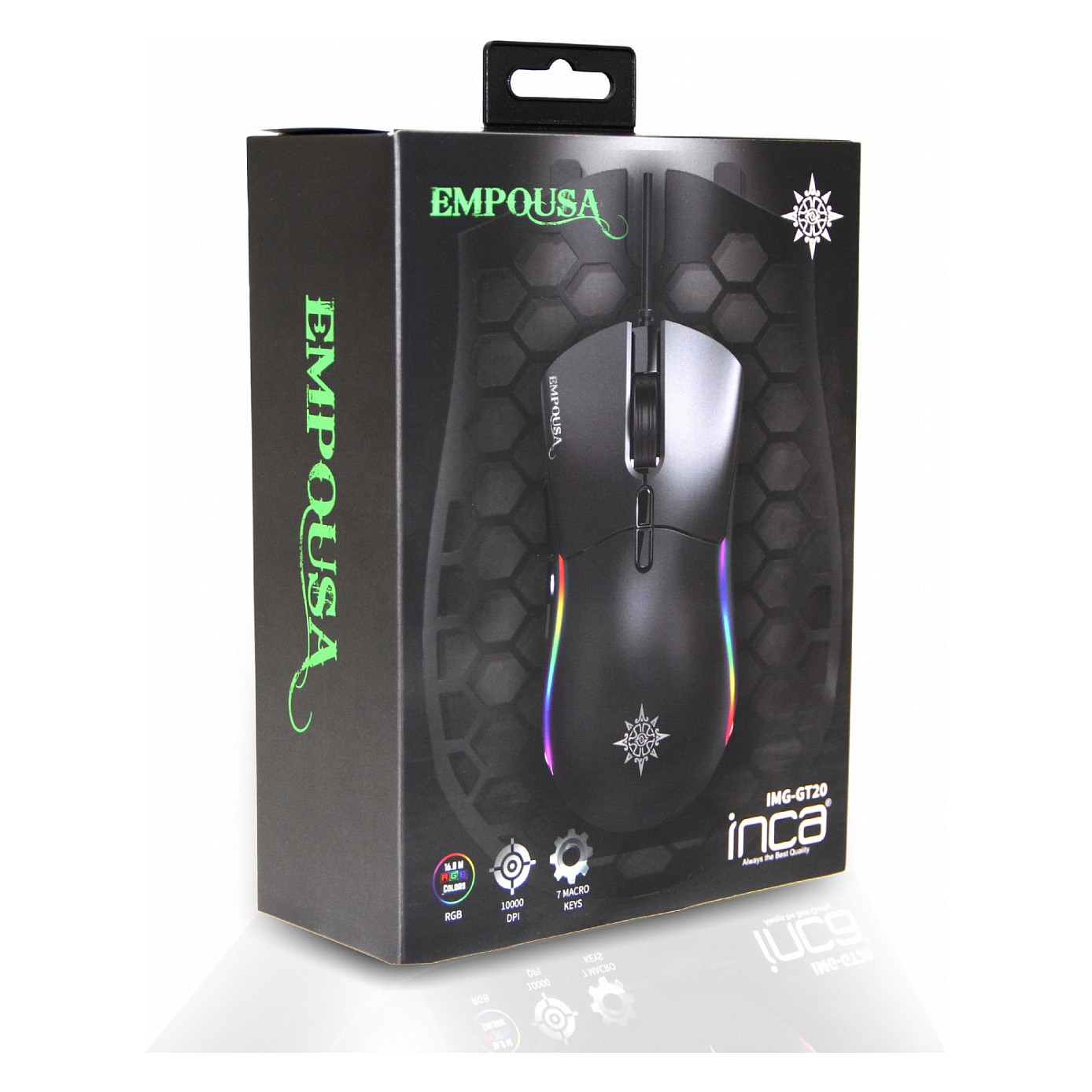 Miš INCA INCA Gaming Maus IMG-GT20 (10000 dpi, rgb, 7 tasten, usb)-5