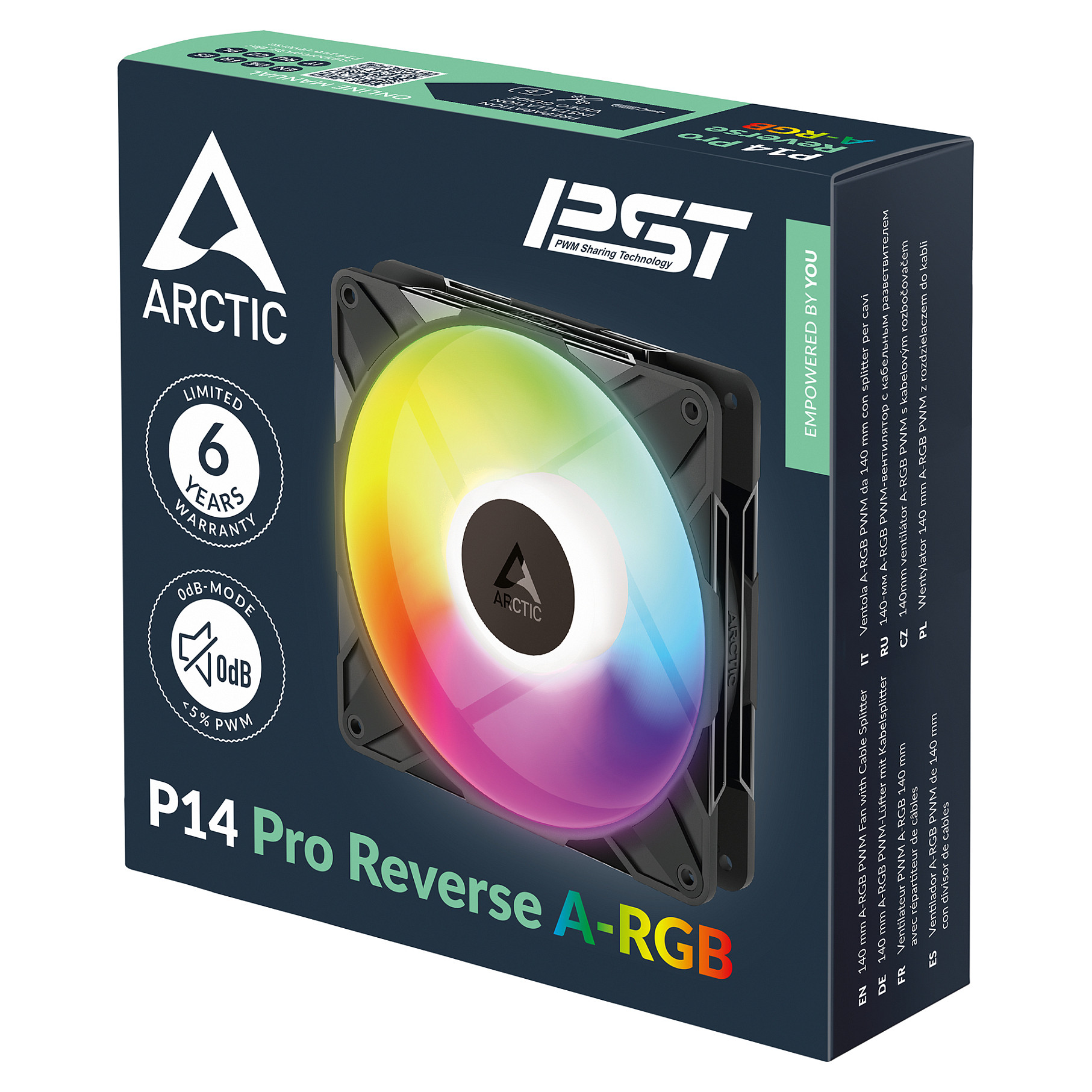 Ventilator ARCTIC P14 Pro Reverse PWM (A-RGB)-5