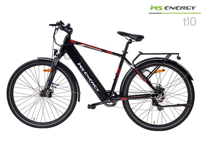 Električni trekking bicikl MS ENERGY eBike t10 (468Wh, domet do 100km)