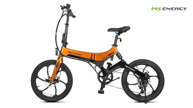 Električni bicikl MS ENERGY eBike i20 (36V 250W motor, litij-ionska baterija 7,8Ah, autonomija 45-50 km, 20-inčni kotači)