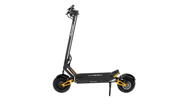 Električni romobil MS ENERGY FLARE X Pro (11", 2x 1200 W, 22.5 Ah, do 100 km, zlatno-crna boja)