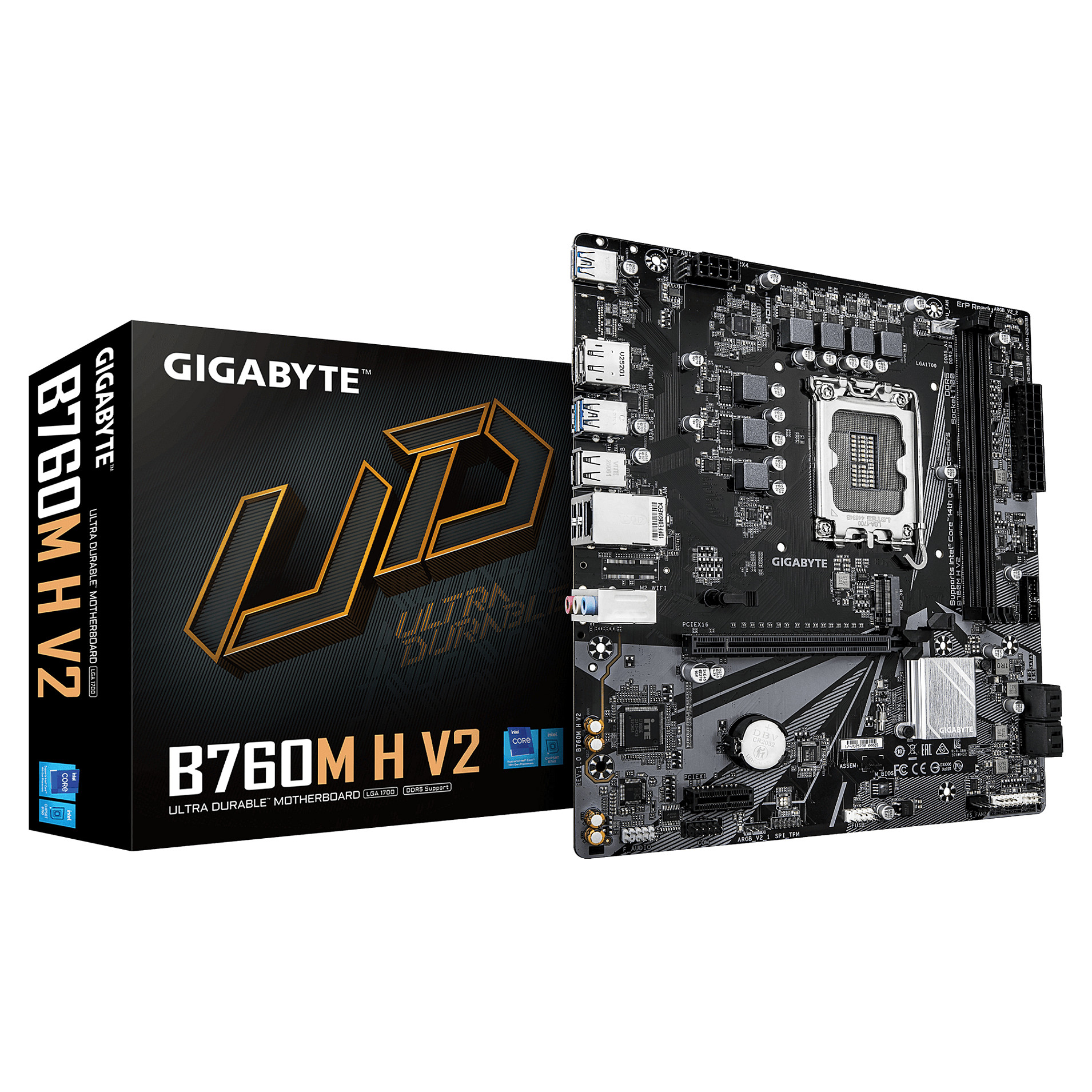 Matična ploča GIGABYTE B760M H V2 (s.1700, DDR5, mATX)-3