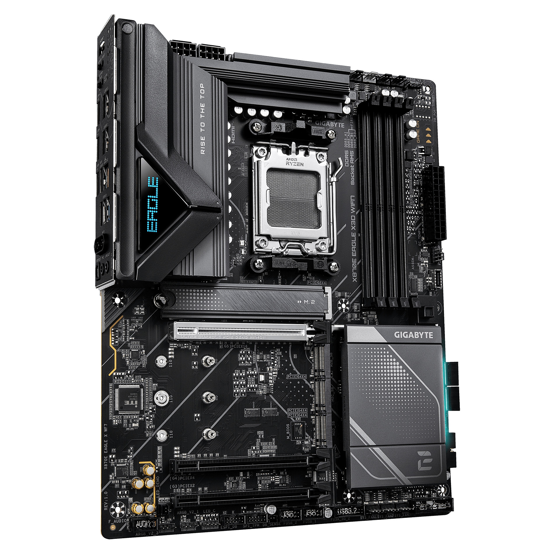 Matična ploča GIGABYTE X870E EAGLE X (AM5, DDR5, PCIe 5.0, Wi-Fi 7)-6